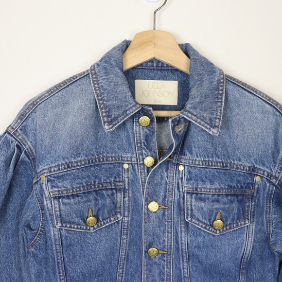 Ulla Johnson Cosette Denim Jacket Petite XS - Picture 6 of 10